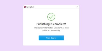 Publishing course to an LMS